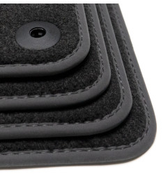 Dywaniki welurowe linia Premium do Nissan Micra III gen - K12 - 2003-2010 - Czarne