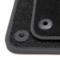 Dywaniki welurowe linia Premium do Peugeot 206 - 1998-2013 - Czarne