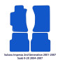 Dywaniki welurowe linia Premium do Subaru Impreza 2002-2007 & Saab 9-2X 2004-2007 - Czarne Dywaniki welurowe linia Premium do Subaru Impreza 2002-2007 & Saab 9-2X 2004-2007 - Czarne