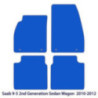 Dywaniki welurowe linia Premium do Saab 9-5 - 2010-2012 - Czarne