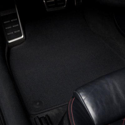 Dywaniki welurowe linia Premium do Saab 9-3 Kabriolet 1998-2003 - Czarne