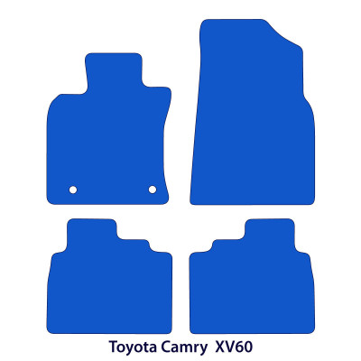 Dywaniki welurowe linia Premium do Toyota Camry - VIII gen / XV70 - 2017-2024- Czarne