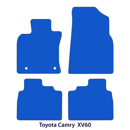 Dywaniki welurowe linia Premium do Toyota Camry - VIII gen / XV70 - 2017-2024- Czarne