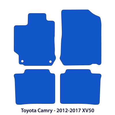 Dywaniki welurowe linia Premium do Toyota Camry - VII gen / XV50 - 2011-2019 - Czarne