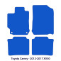 Dywaniki welurowe linia Premium do Toyota Camry - VII gen / XV50 - 2011-2019 - Czarne