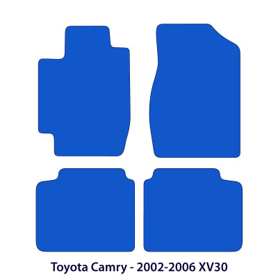 Dywaniki welurowe linia Premium do Toyota Camry - V gen / XV30 - 2001-2006 - Czarne
