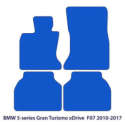 Dywaniki welurowe do BMW Serii 5 Gran Turismo xDrive 2009-2017 - F07 - 5 Logo