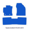 Dywaniki welurowe linia Premium do Toyota Corolla XI gen / E160, E170 - 2012-2019 - Czarne