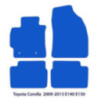 Dywaniki welurowe linia Premium do Toyota Corolla - X gen / E140, E150 - 2006-2013 - Czarne