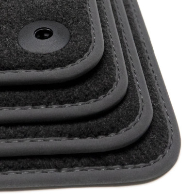Dywaniki welurowe linia Premium do Toyota C-HR - I gen - 2016-2023 - Czarne