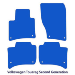 Dywaniki welurowe do Volkswagen Touareg 2011-2018 - Czarne
