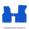 Dywaniki welurowe linia Premium do Volkswagen Eurovan / Transporter - 1990-2003 - T4 - Czarne