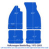 Dywaniki welurowe linia Premium do Volkswagen Beetle 1973-2003 - Czarne