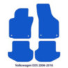 Dywaniki welurowe linia Premium do Volkswagen EOS - 2006-2015 - Czarne