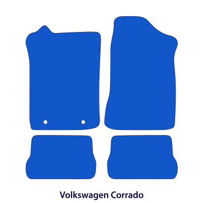Dywaniki welurowe linia Premium do Volkswagen Corrado - 1987-1995 - Czarne