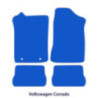 Dywaniki welurowe linia Premium do Volkswagen Corrado - 1987-1995 - Czarne