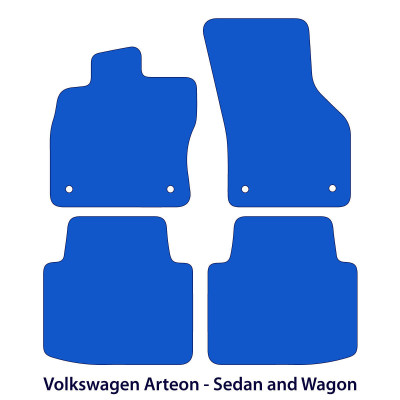 Dywaniki welurowe linia Premium do Volkswagen Arteon - Liftback & Shooting Brake - 2017-2025 - Czarne