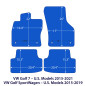 Dywaniki welurowe linia Premium do Volkswagen Golf VII & Golf SportWagen - 2012-2020 - Czarne