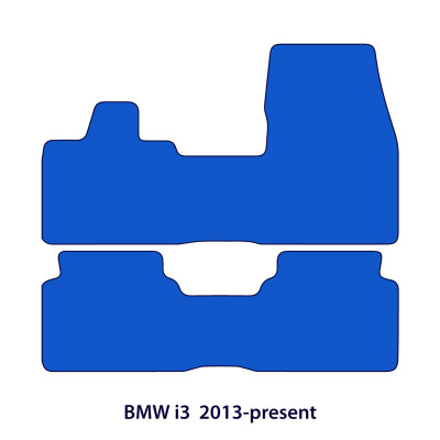 Dywaniki welurowe linia Premium do BMW i3 - 2013-2022 - M Przeszycia