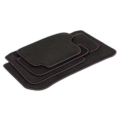 Dywaniki welurowe linia Premium do BMW i3 - 2013-2022 - M Przeszycia