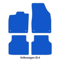 Dywaniki welurowe do Volkswagen ID.4 2020-2025 - Czarne