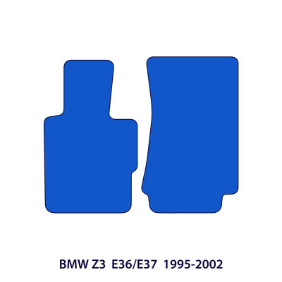 Dywaniki welurowe linia Premium do BMW Z3 - 1995-2002 - E36/E37 - M Przeszycia