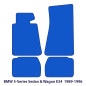 Dywaniki welurowe linia Premium do BMW Serii 5 - 1987-1996 - E34 - M Przeszycia Dywaniki welurowe linia Premium do BMW Serii 5 - 1987-1996 - E34 - M Przeszycia