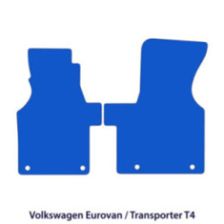 Dywaniki welurowe do Volkswagen Eurovan / Transporter  1990-2003 - T4 - Czarne