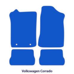 Dywaniki welurowe do Volkswagen Corrado 1987-1995 - Czarne