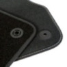 Dywaniki welurowe linia Premium do Audi Q3 2011-2018 - 8U - Srebrne przeszycia