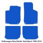 Dywaniki welurowe linia Exclusive do Volkswagen New Beetle Hatchback - 1998-2010 - Czarne