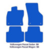 Dywaniki welurowe do Volkswagen Passat  2014-2022 - B8 - Czarne