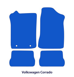 Dywaniki welurowe linia Exclusive do Volkswagen Corrado - 1988-1995 - Czarne Exclusive
