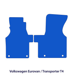Dywaniki welurowe linia Exclusive do Volkswagen Eurovan / Transporter - T4 - 1990-2003 - Czarne Exclusive