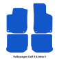Dywaniki welurowe linia Exclusive do Volkswagen Golf 4 & Jetta 4 - 1999-2005 - Czarne Exclusive