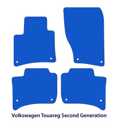 Dywaniki welurowe linia Exclusive do Volkswagen Touareg - II gen - 2011-2018 - Czarne Exclusive