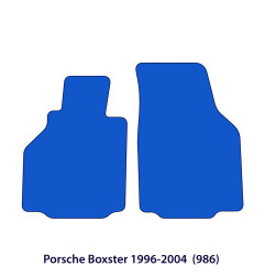 Dywaniki welurowe linia Exclusive do Porsche Boxster - 1996-2004 - 986 - Czarne Exclusive