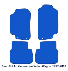 Dywaniki welurowe linia Exclusive do Saab 9 - 5 - 1997-2010 - Czarne Exclusive