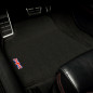 Dywaniki welurowe linia Exclusive do Mini Cooper One / Classic  2006-2014 - Hatchback R56 - Logo GB
