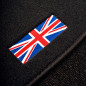 Dywaniki welurowe linia Exclusive do Mini Cooper One / Classic  2006-2014 - Hatchback R56 - Logo GB