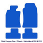 Dywaniki welurowe linia Exclusive do Mini Cooper One / Classic 2001-2006 - Hatchback R50 & R53 - Czarne Dywaniki welurowe linia Exclusive do Mini Cooper One / Classic 2001-2006 - Hatchback R50 & R53 - Czarne