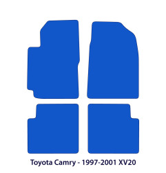 Dywaniki welurowe linia Exclusive do Toyota Camry - 1996-2001 XV20 - Czarne Exclusive