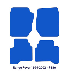 Dywaniki welurowe linia Exclusive do Range Rover - P38A - 1994-2002 - Czarne Exclusive