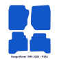 Dywaniki welurowe linia Exclusive do Range Rover - P38A - 1994-2002 - Czarne Exclusive