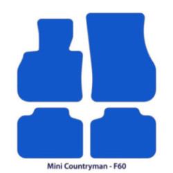 Dywaniki welurowe do Mini Countryman  2016-2024 - F60 - Logo GB