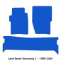 Dywaniki welurowe linia Exclusive do Land Rover Discovery 2 - 1998-2004 - Czarne Exclusive