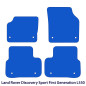 Dywaniki welurowe linia Exclusive do Land Rover Discovery Sport - L550 - 2014-2019 - Czarne Exclusive