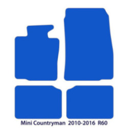 Dywaniki welurowe do Mini Countryman 2010-2016 - R60 - Logo GB