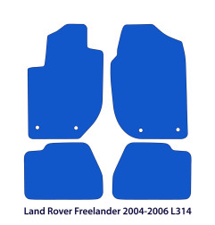 Dywaniki welurowe linia Exclusive do Land Rover Freelander - L314 - 2003-2007 - Czarne Exclusive