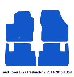 Dywaniki welurowe linia Exclusive do Land Rover LR2 / Freelander 2 - L359 - 2013-2015 - Czarne Exclusive